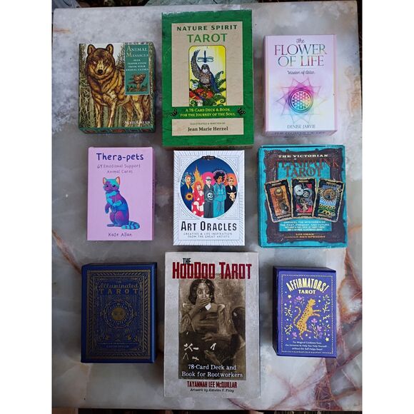 9 Tarot Decks - New Open Box - Picture 1 of 12